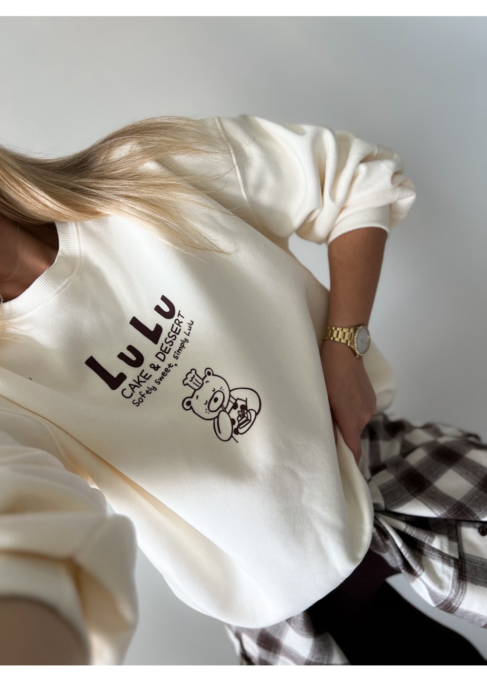 Bluza śmietankowa Lulu
