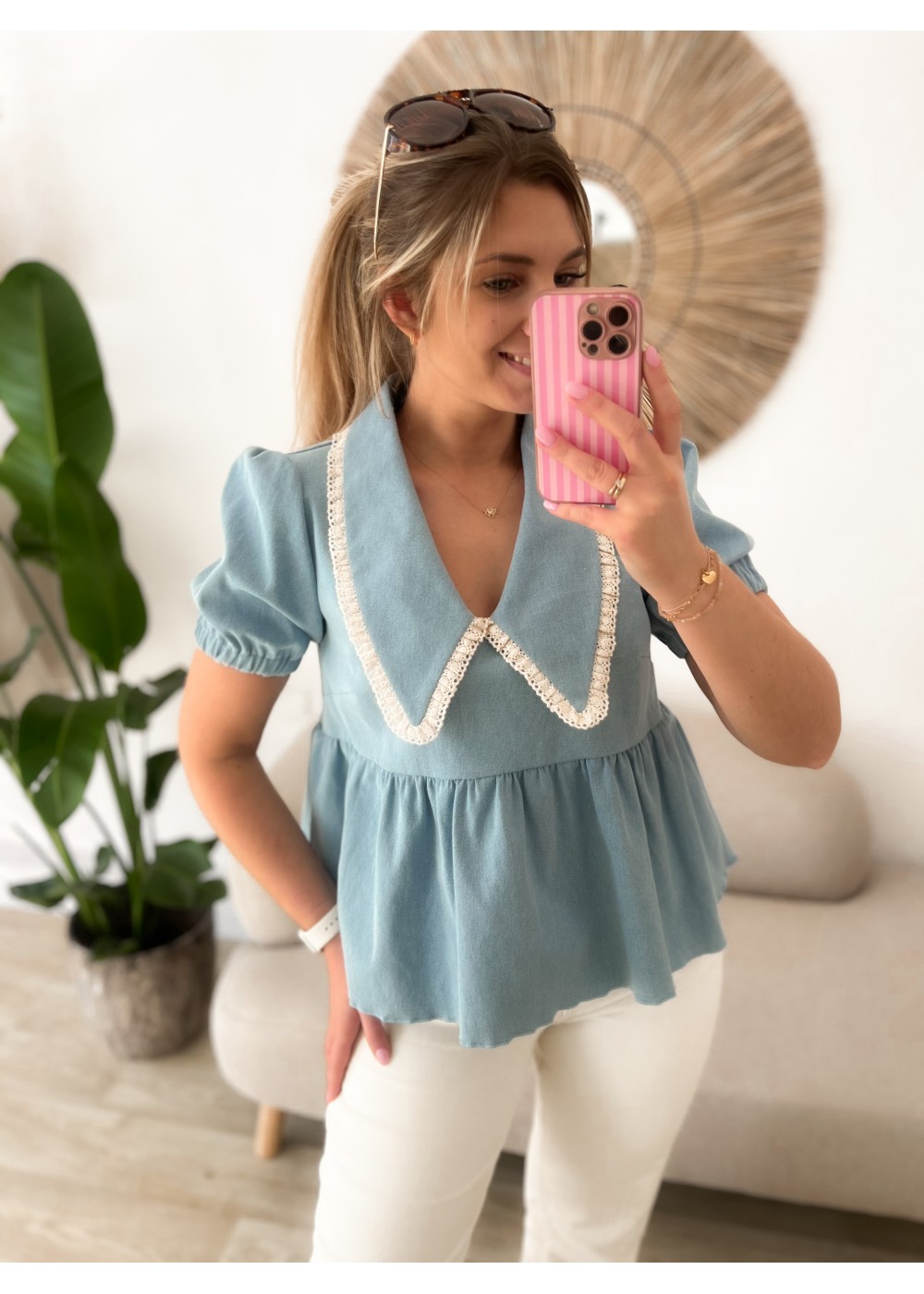 Koszula jeansowa z...